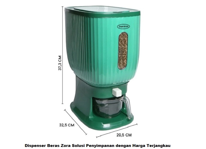 Dispenser Beras Zora Solusi Penyimpanan dengan Harga Terjangkau