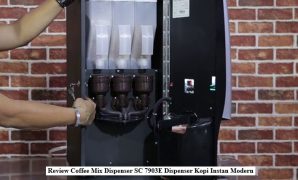 Review Coffee Mix Dispenser SC 7903E Dispenser Kopi Instan Modern